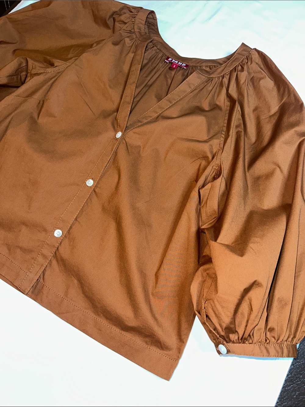 Staud Dill Poplin Top Size S - Picture 8 of 11